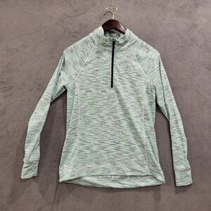 T by Talbots Rash Guard Top UPF 50 Womens Size‎ Small 1/4 Zip Resort Beach Pool